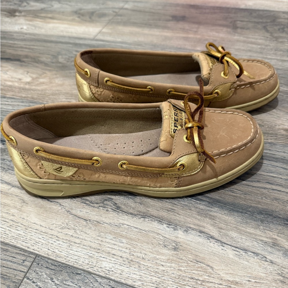 Sperry Tan Flats Moccasin-Style Loafers